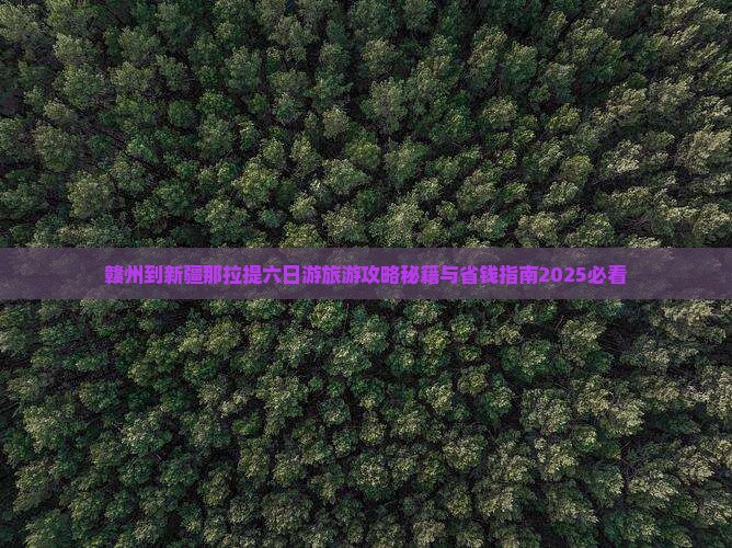 赣州到新疆那拉提六日游