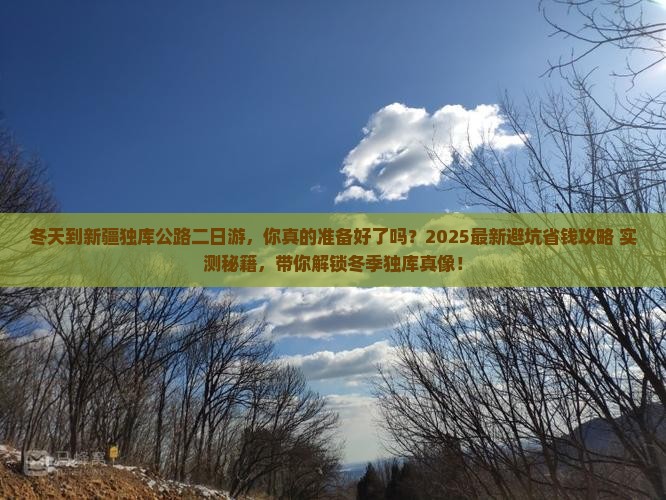 冬天到新疆独库公路二日游