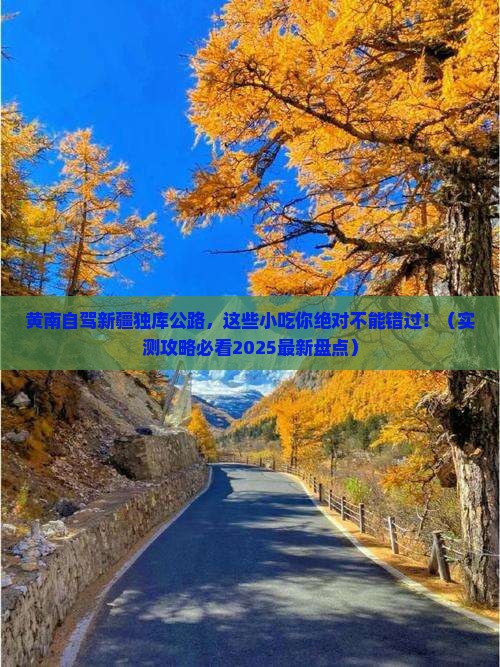 黄南到新疆独库公路旅游小吃