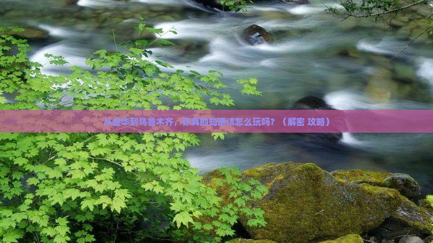 金华去新疆乌鲁木齐景点