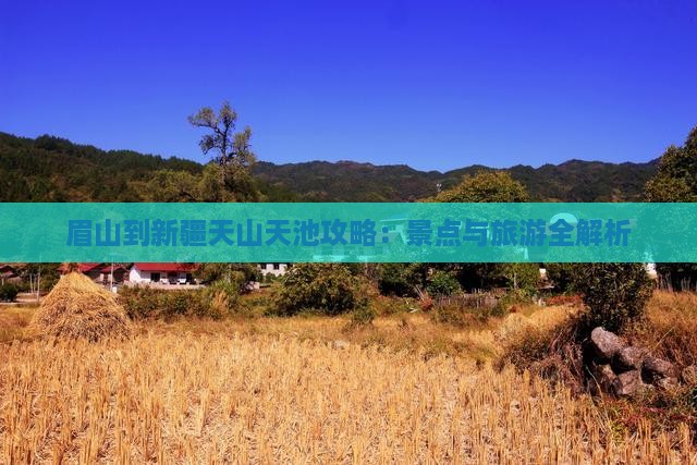 眉山到新疆天山天池攻略
