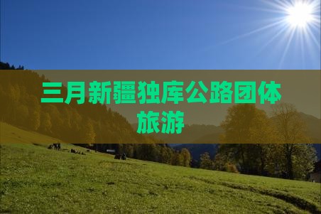 三月去新疆独库公路团体旅游