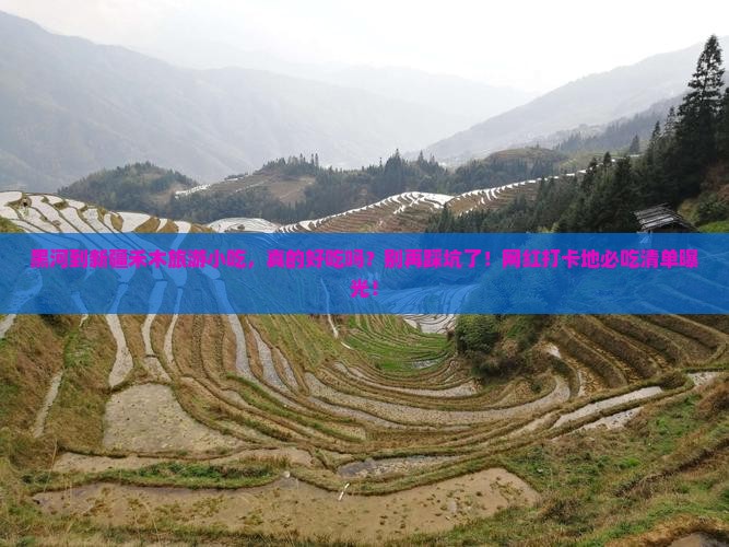 黑河到新疆禾木旅游小吃