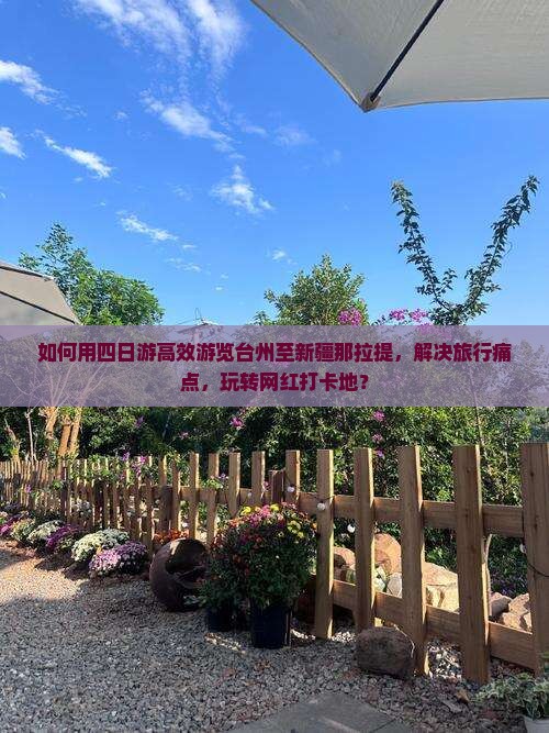 如何用四日游高效游览台州至新疆那拉提，解决旅行痛点，玩转网红打卡地？