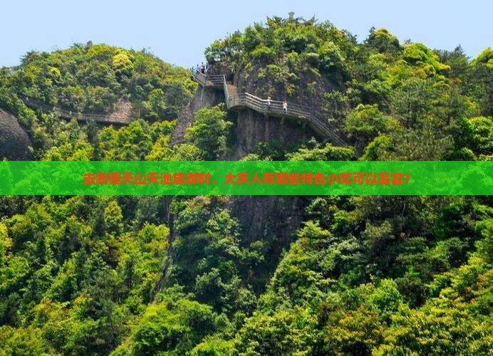去新疆天山天池旅游时，大庆人有哪些特色小吃可以品尝？