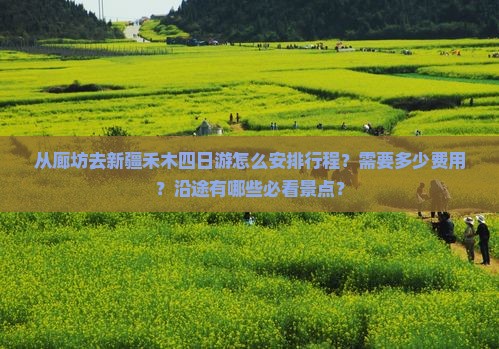 从廊坊去新疆禾木四日游怎么安排行程？需要多少费用？沿途有哪些必看景点？