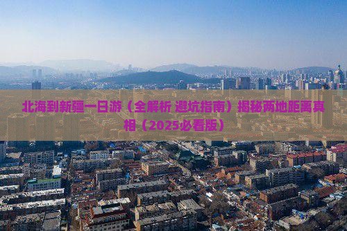北海到新疆一日