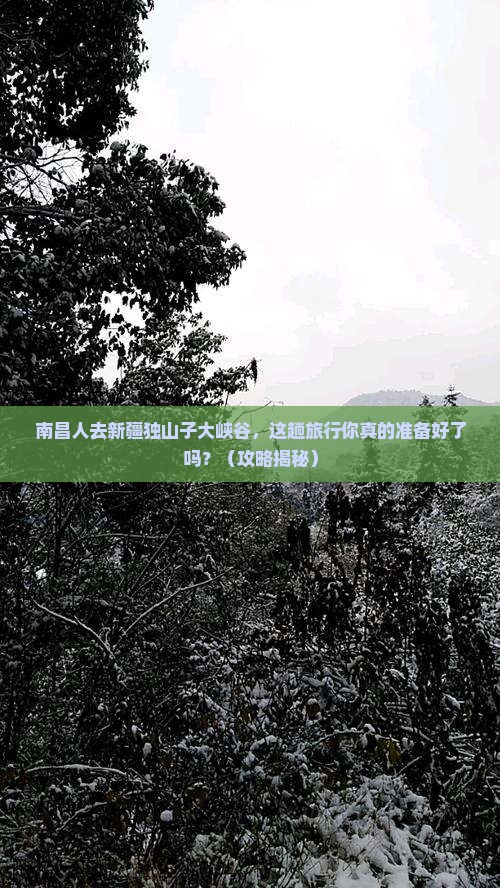 南昌去新疆独山子大峡谷大型旅游团