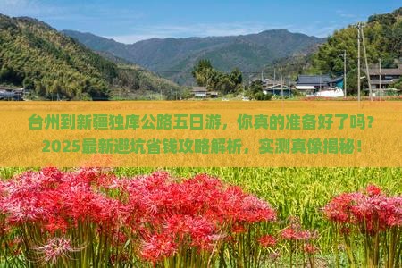 台州到新疆独库公路五日游