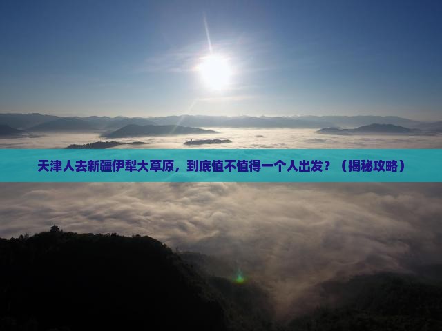 天津去新疆伊犁大草原个人游