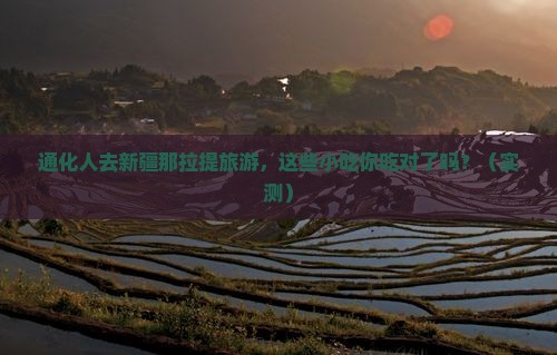 通化去新疆那拉提旅游小吃