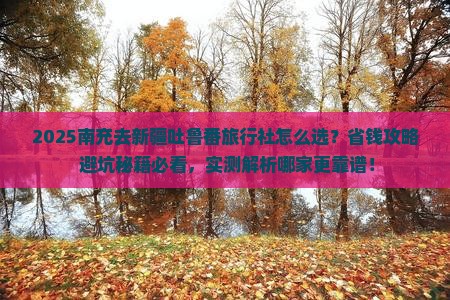 南充去新疆吐鲁番旅行社