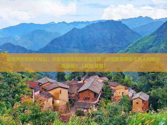 张家界到新疆火焰山旅游小吃