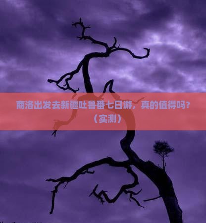 商洛到新疆吐鲁番七日游