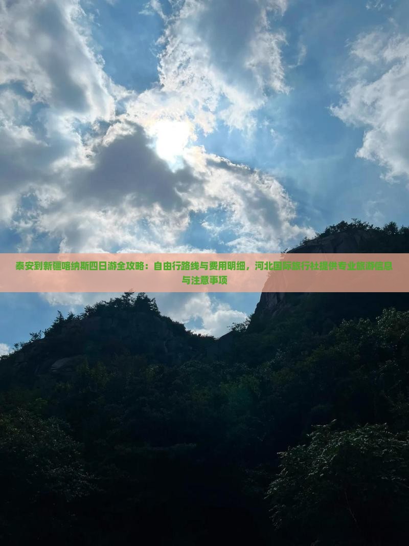 泰安到新疆喀纳斯四日游全攻略：自由行路线与费用明细，河北国际旅行社提供专业旅游信息与注意事项