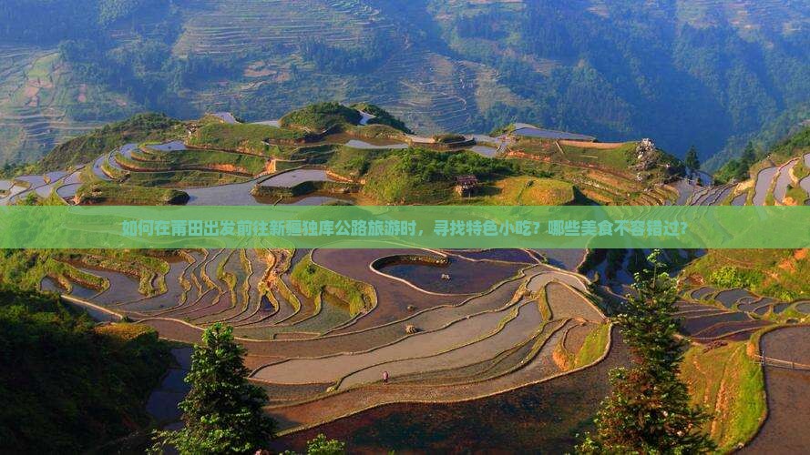 如何在莆田出发前往新疆独库公路旅游时,寻找特色小吃?哪些美食不容错过? 如何在莆田出发前往新疆独库公路旅游时,寻找特色小吃?哪些美食不容错过?