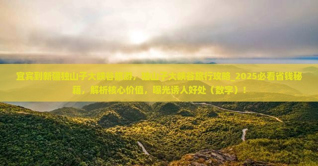 宜宾到新疆独山子大峡谷旅游