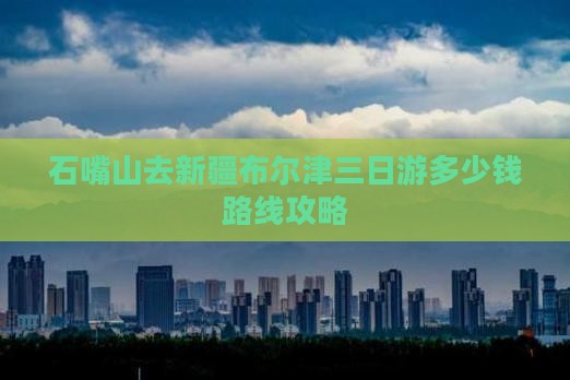 石嘴山去新疆布尔津三日游