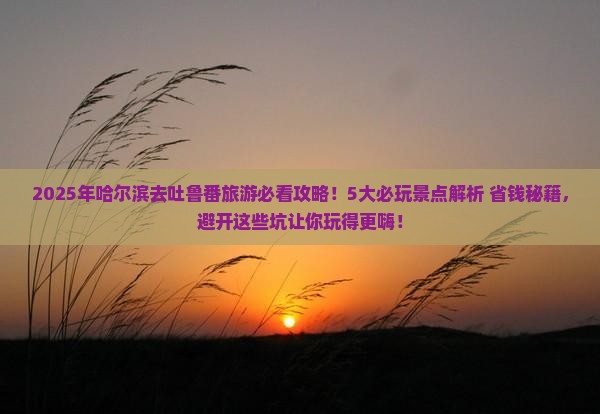 哈尔滨去新疆吐鲁番哪里玩