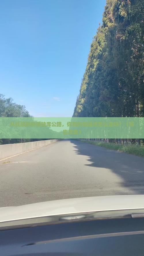 抚顺到新疆独库公路景点