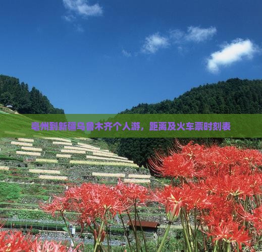 亳州到新疆乌鲁木齐个人游