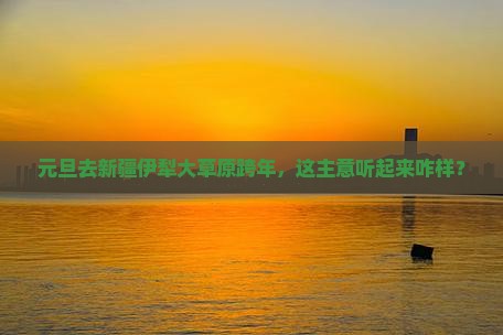 元旦去新疆伊犁大草原二日游