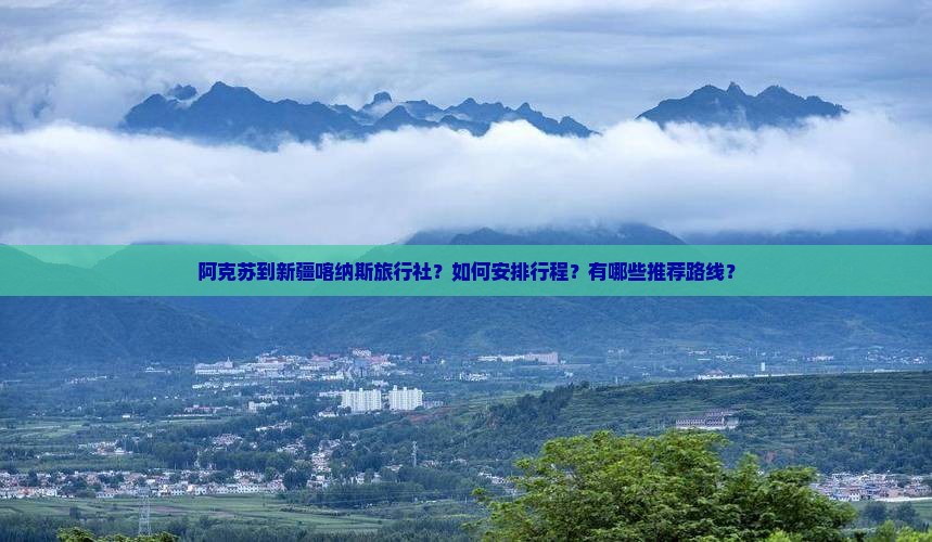 阿克苏到新疆喀纳斯旅行社