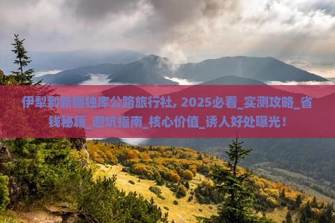 伊犁到新疆独库公路旅行社
