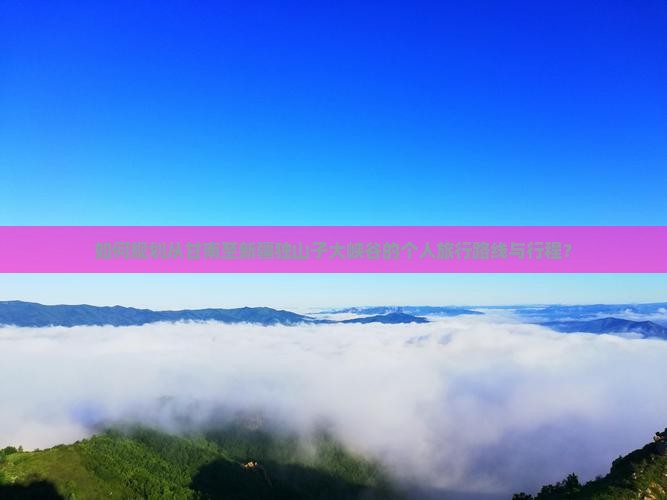 如何规划从甘南至新疆独山子大峡谷的个人旅行路线与行程？