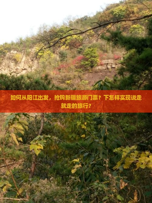 如何从阳江出发，抢购新疆旅游门票？下怎样实现说走就走的旅行？