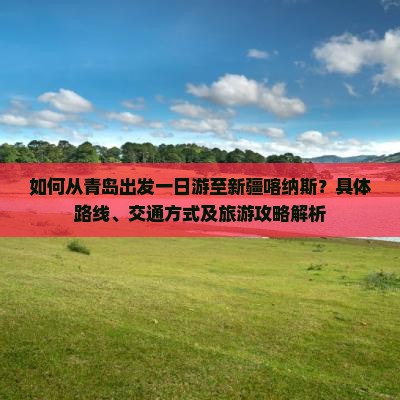 如何从青岛出发一日游至新疆喀纳斯？具体路线、交通方式及旅游攻略解析