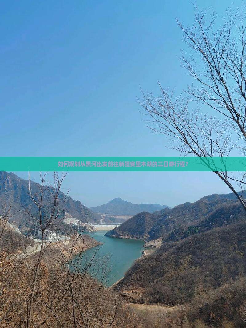 如何规划从黑河出发前往新疆赛里木湖的三日游行程？