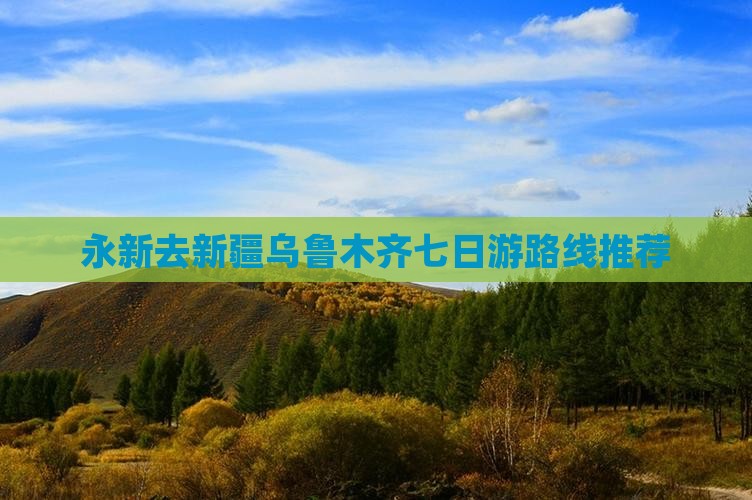 永新去新疆乌鲁木齐七日游路线推荐