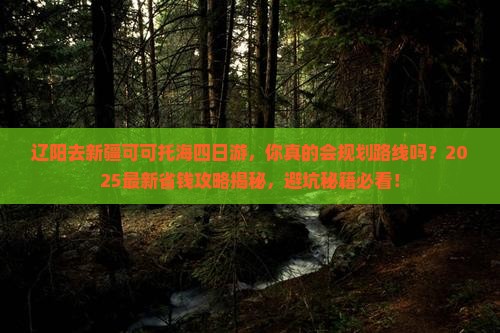 辽阳去新疆可可托海四日游