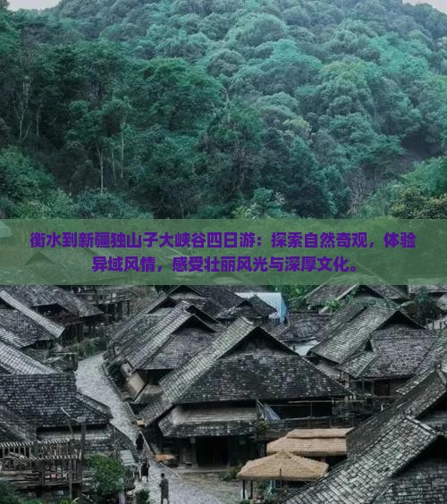 衡水到新疆独山子大峡谷四日游