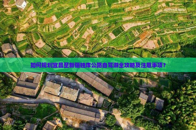 如何规划宜昌至新疆独库公路自驾游全攻略及注意事项？