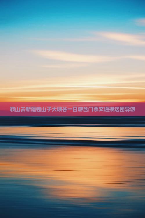 鞍山去新疆独山子大峡谷一日游含门票交通接送团导游