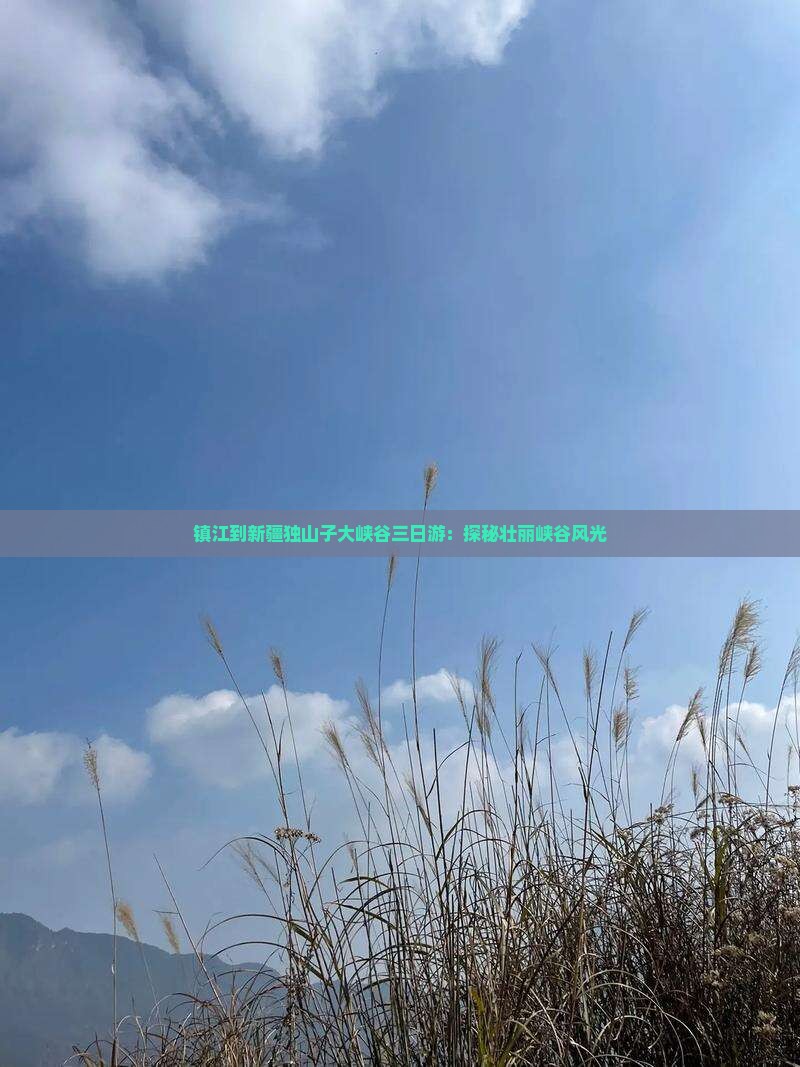 镇江到新疆独山子大峡谷三日游：探秘壮丽峡谷风光