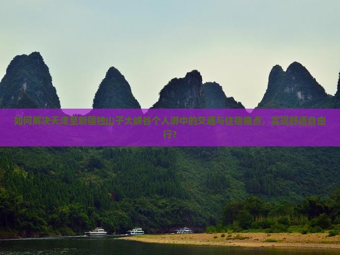 如何解决天津至新疆独山子大峡谷个人游中的交通与住宿痛点，实现舒适自由行？