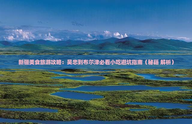 吴忠到新疆布尔津旅游小吃