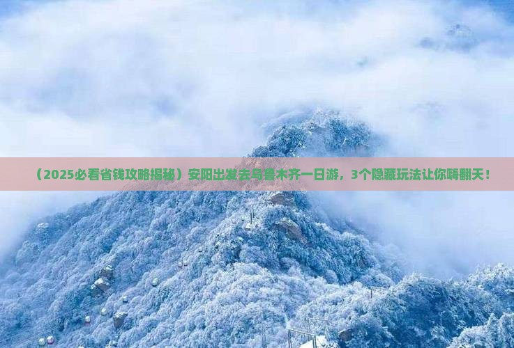 安阳去新疆乌鲁木齐一日