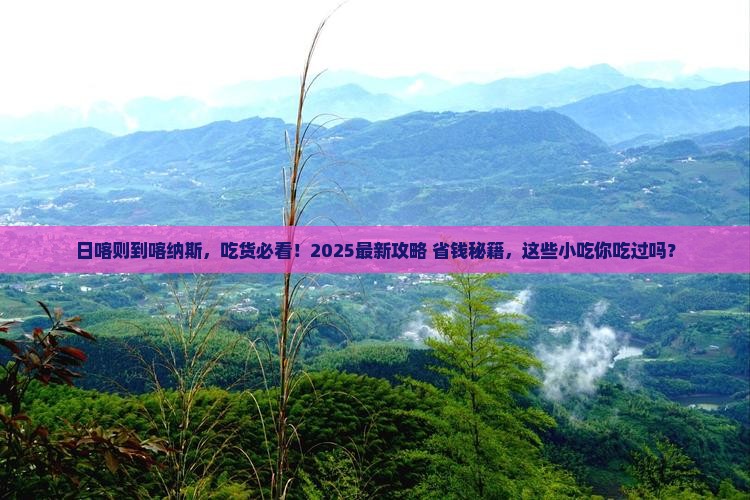 日喀则去新疆喀纳斯旅游小吃