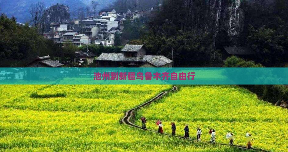 池州到新疆乌鲁木齐自由行