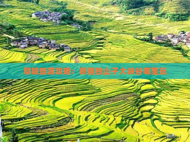 鄢陵县到新疆独山子大峡谷哪里玩