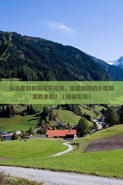 汕尾到新疆可可托海旅游小吃