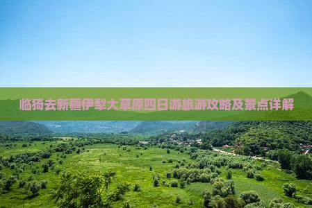 临猗去新疆伊犁大草原四日游