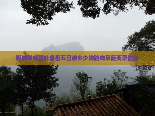 聊城到新疆吐鲁番五日游