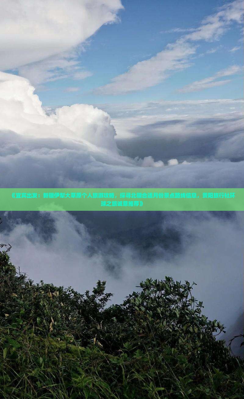 《宜宾出发：新疆伊犁大草原个人旅游攻略，探寻北疆合适月份景点路线信息，贵阳旅行社环球之旅诚意推荐》