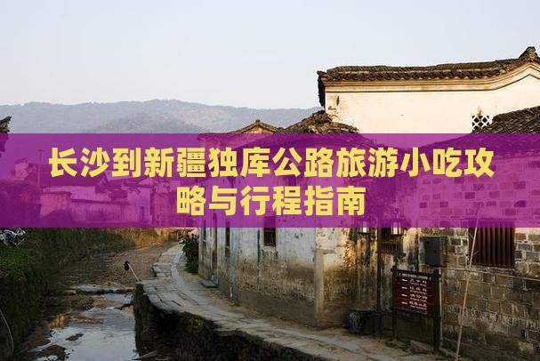长沙到新疆独库公路旅游小吃攻略与行程指南