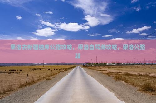 果洛去新疆独库公路攻略